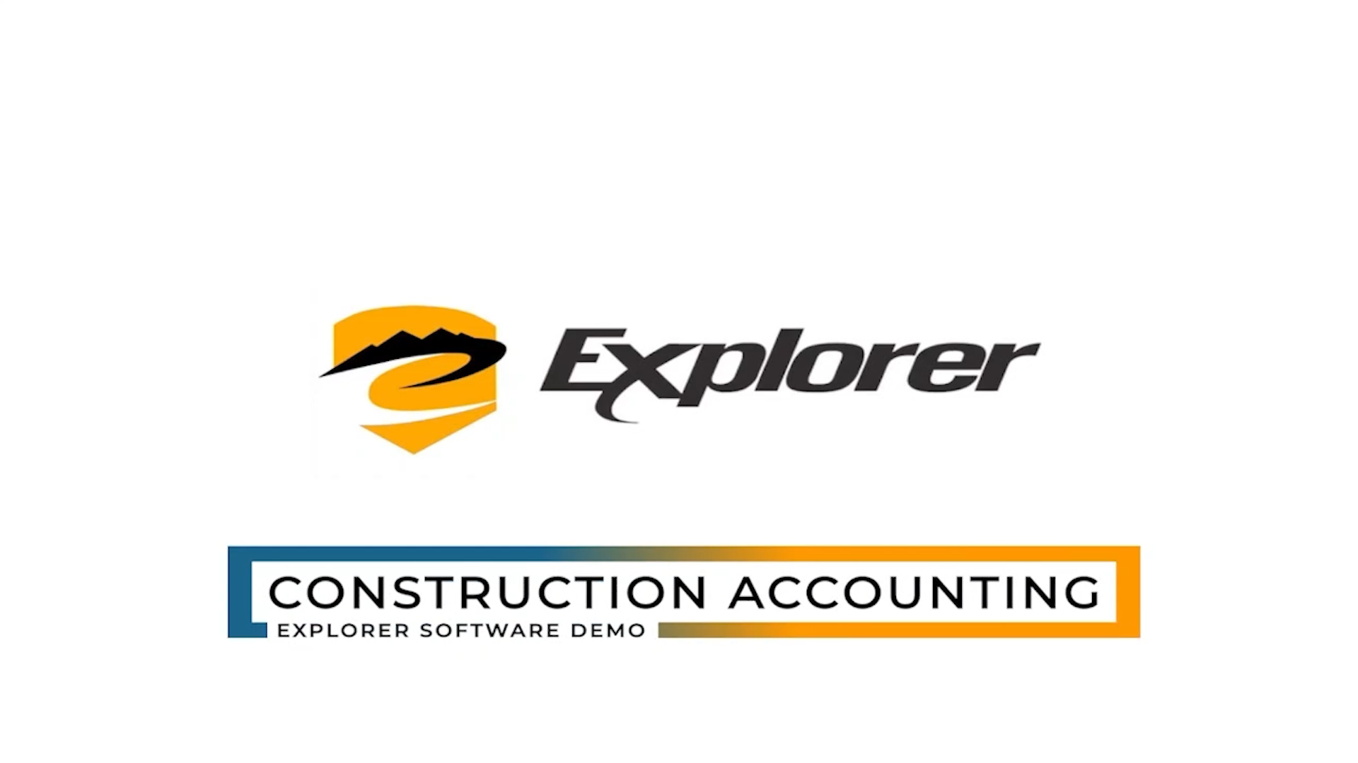 Screenshot for Construction Accounting Demo Video